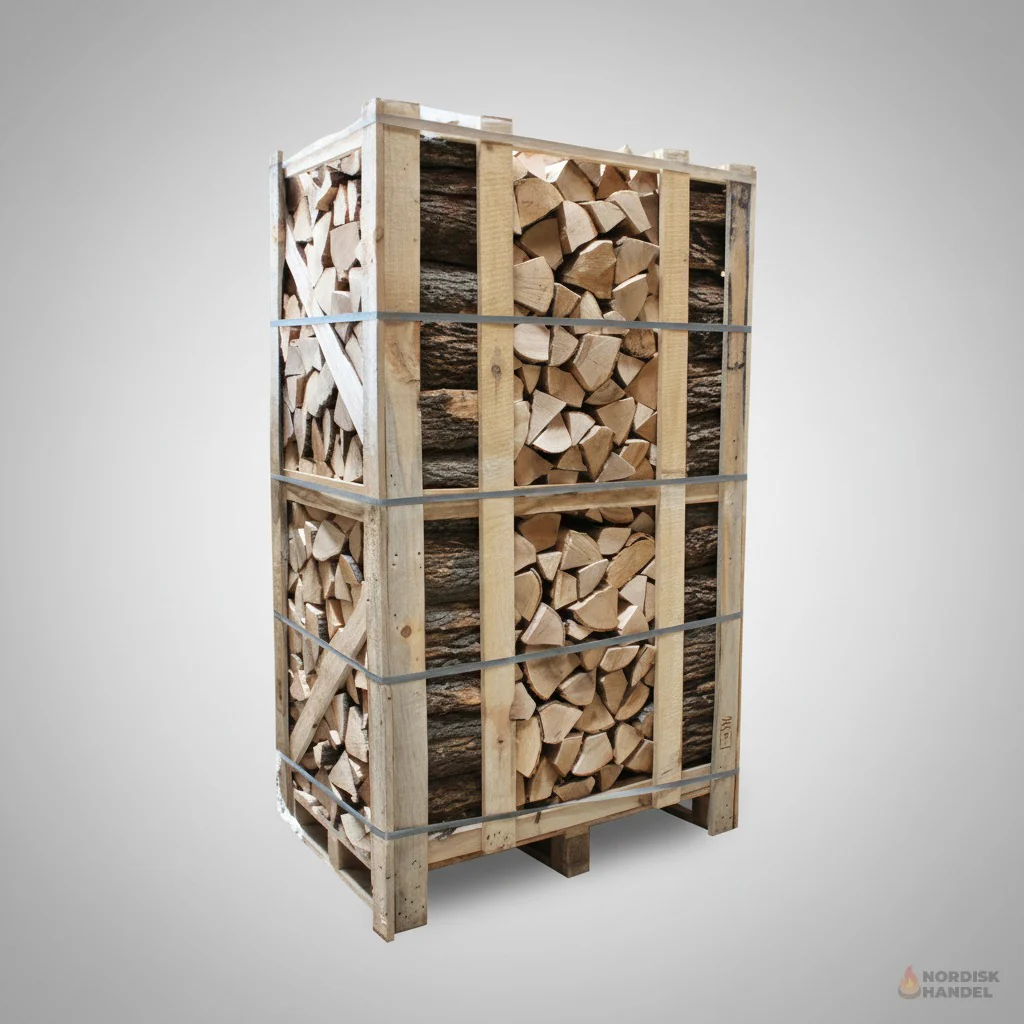 Egetræ brænde - Ovntørret brændetårn - Billede 2